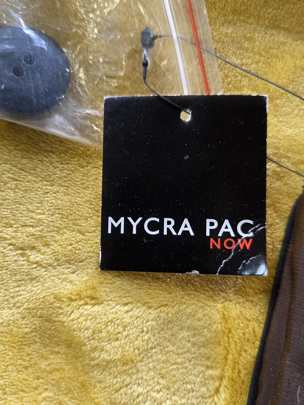 Mycra Pac Bronze/Black  Reversible Water Resistant Messenger Crossbody Bag